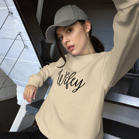 Wifey Crewneck Sweatshirt-Unisex